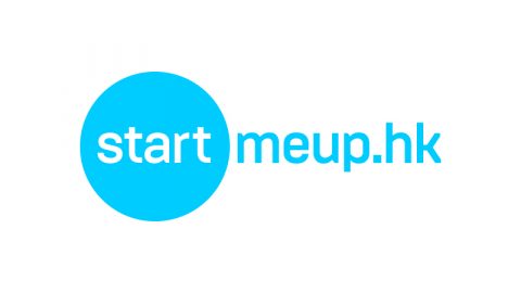StartmeupHK Logo in Blue on White