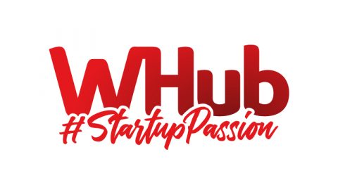 WHub Logo in Red Gradient #startuppassion