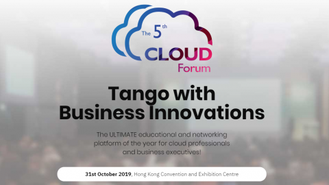 An image advertising The 5th Cloud Forum Educational And Networking Platform For Cloud Professionals