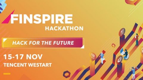 An image advertising Finspire Hackathon event