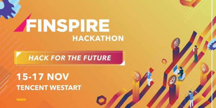 An image advertising Finspire Hackathon event