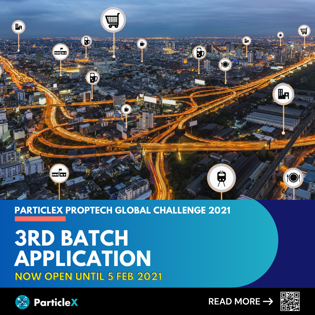 Particlex Proptech Global Challenge 2021 3rd Batch Application Startupmehk