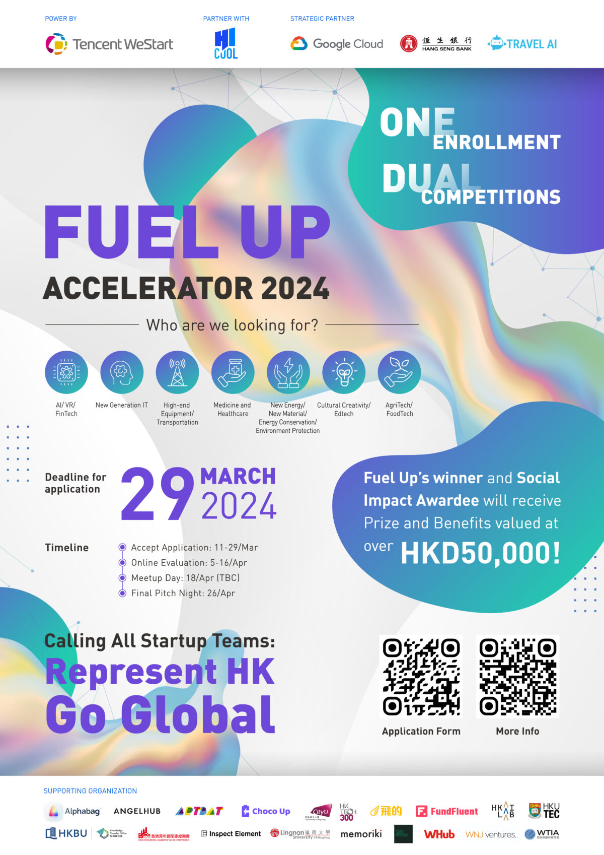 Fule Up Fuel Up Accelerator 2024 is open for application! - StartmeupHK