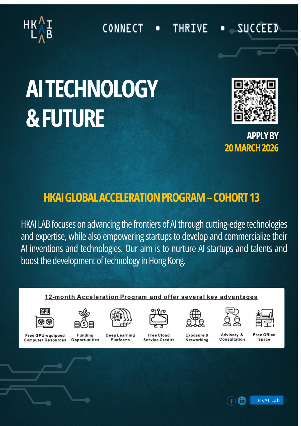 HKAI Global Acceleration Program – Cohort 13 is now open for ...